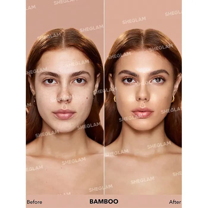 کرم پودر آبرسان شیگلم رنگ Bamboo — تصویر ۲
