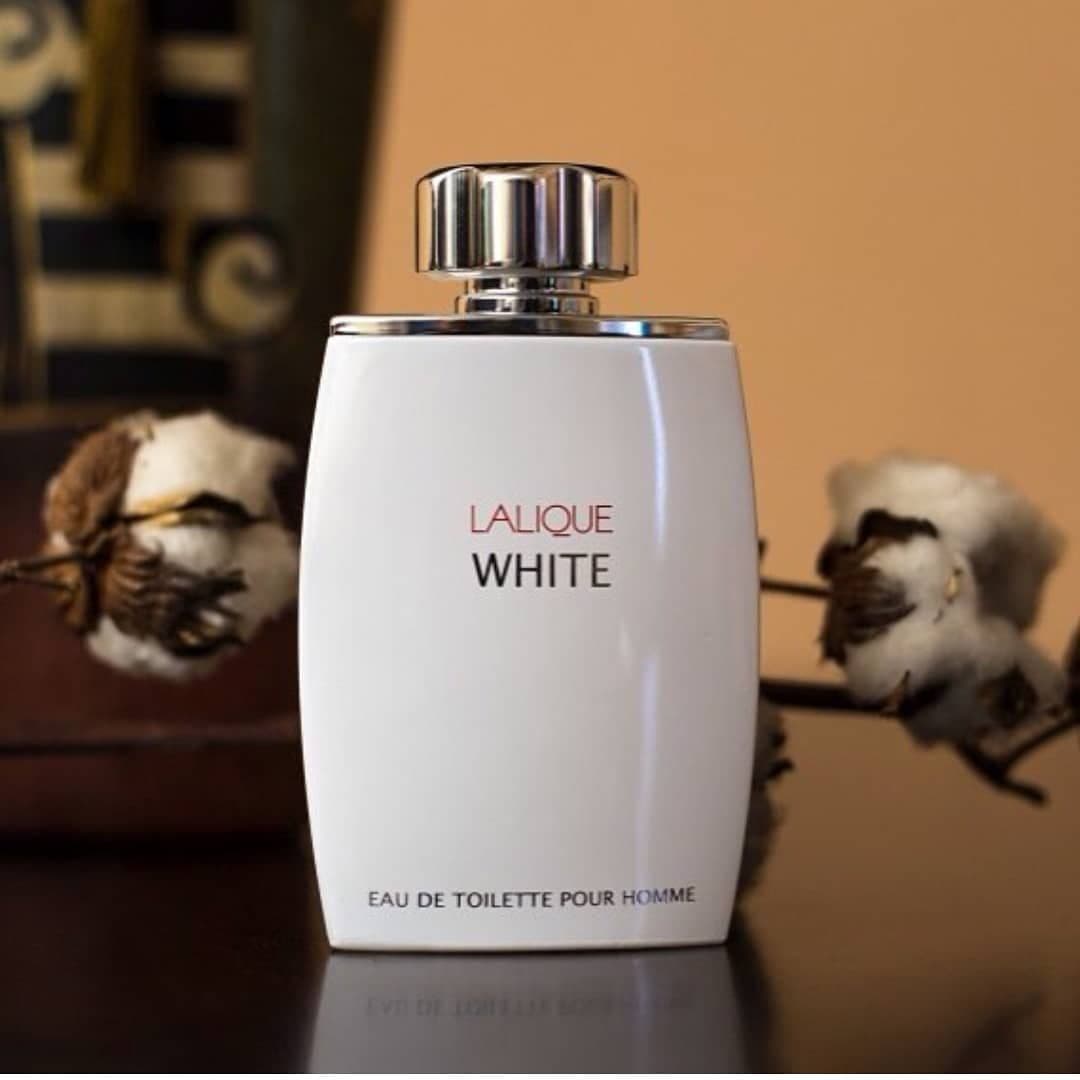 ادو تویلت مردانه لالیک مدل سفید White حجم 125 میل — تصویر ۳