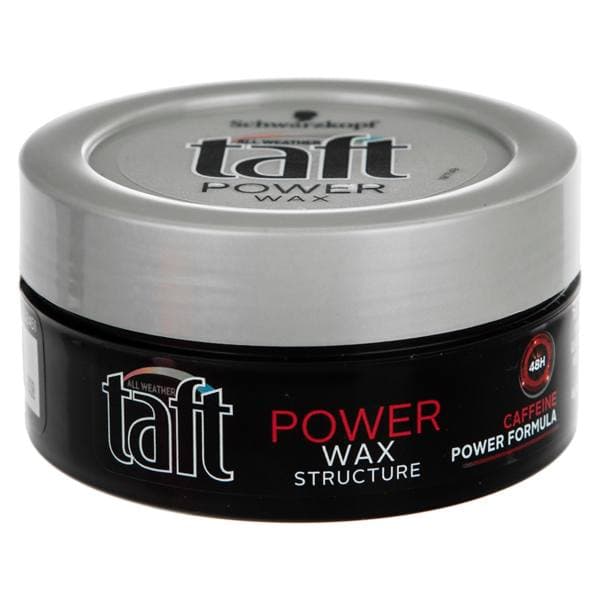 واکس مو مشکی تافت مدل Power Wax حجم 75 میل