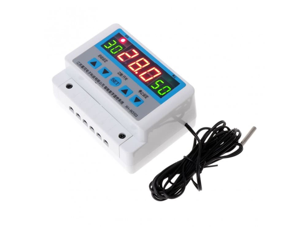 ترموستات دیجیتال و تایمر 12VDC مدل XH-W3103 — تصویر ۴