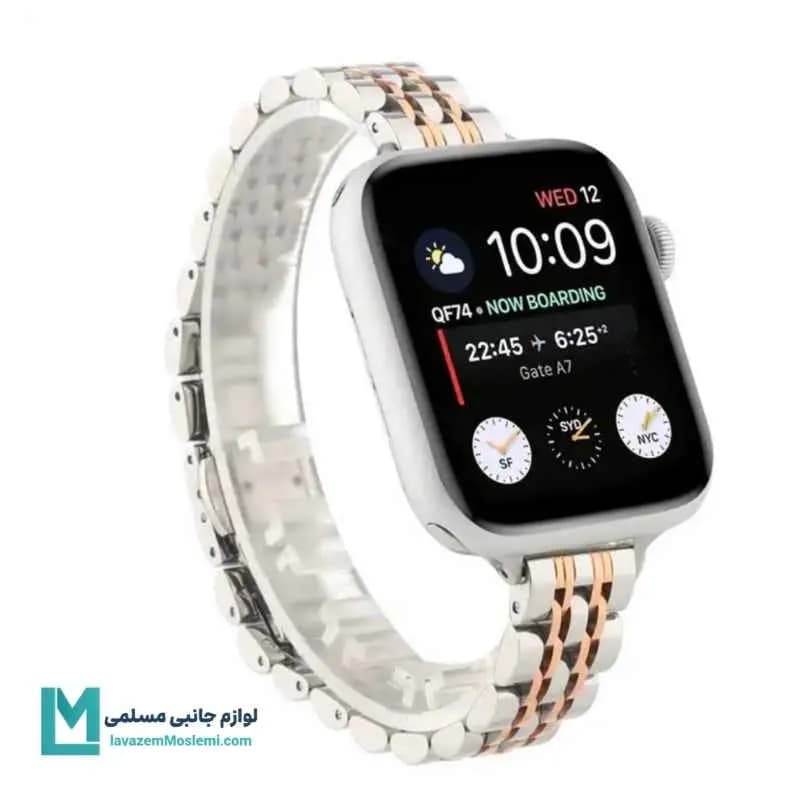 بند اپل واچ رولکس 7بید نازک کد W1019 | لوازم جانبی مسلمی — تصویر ۵
