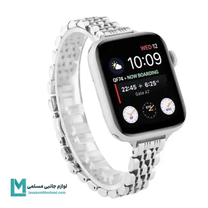 بند اپل واچ رولکس 7بید نازک کد W1019 | لوازم جانبی مسلمی — تصویر ۳