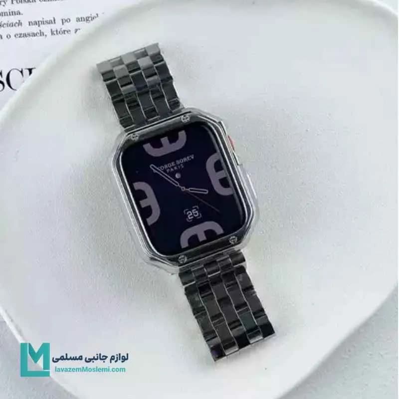 بند اپل واچ رولکسی 5بید براق کد W1018 | لوازم جانبی مسلمی — تصویر ۳