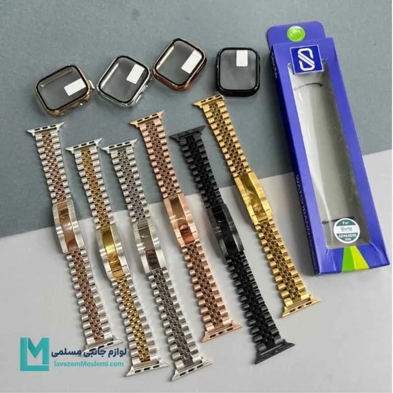 بند اپل واچ رولکس ژوبلی-ساب ماینر کد W1017 | لوازم جانبی مسلمی — تصویر ۲