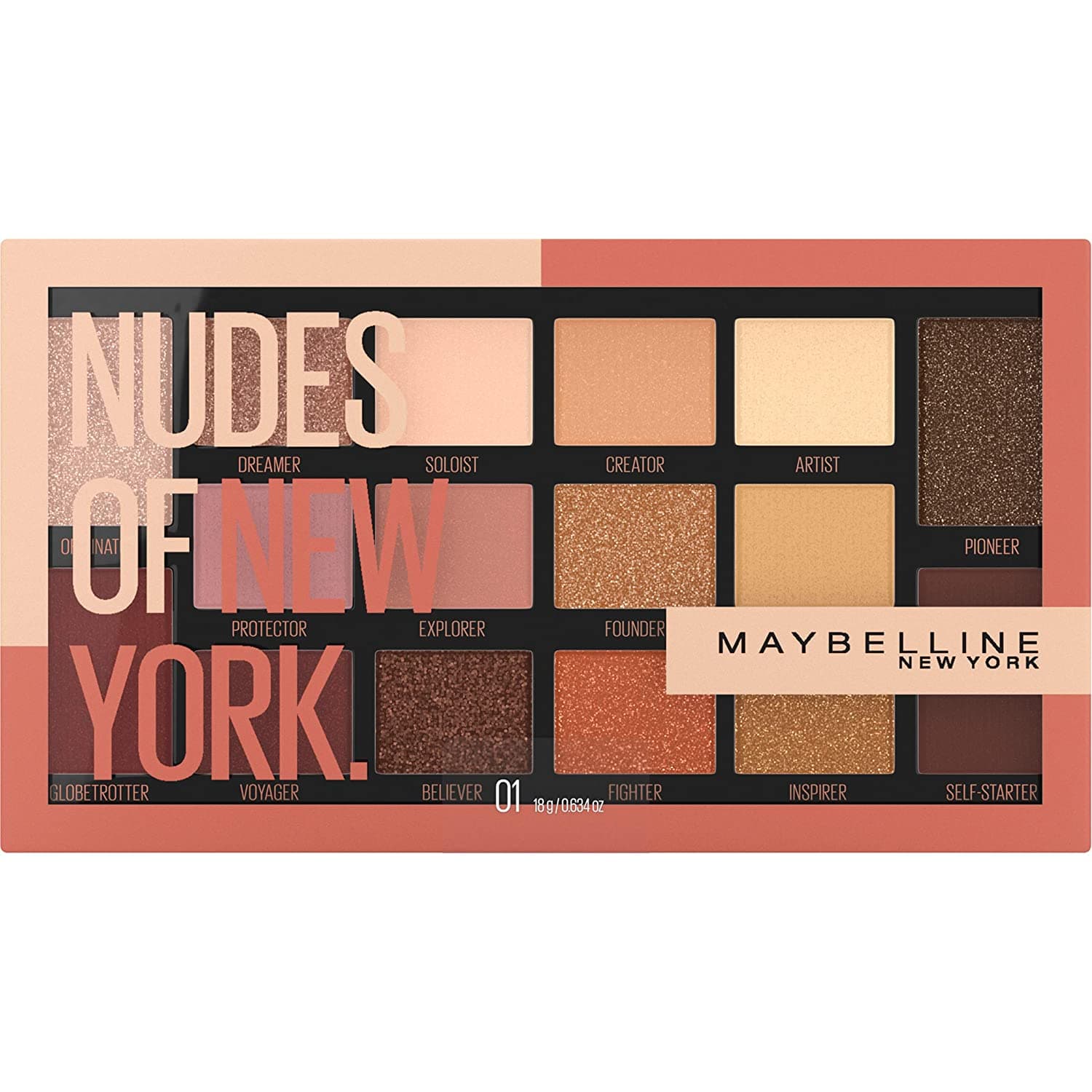 پالت سایه جدید میبلین مدل Nudes Of New York