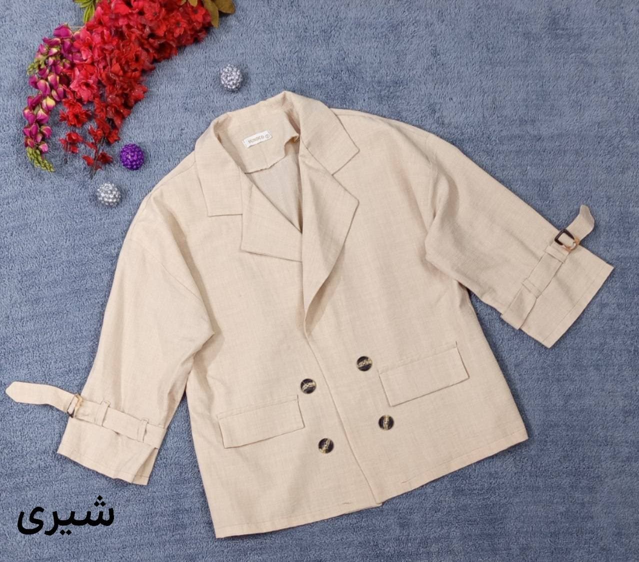 کت زنانه شیک ژاکارد ارسال رایگان کد ۶۲ — تصویر ۸