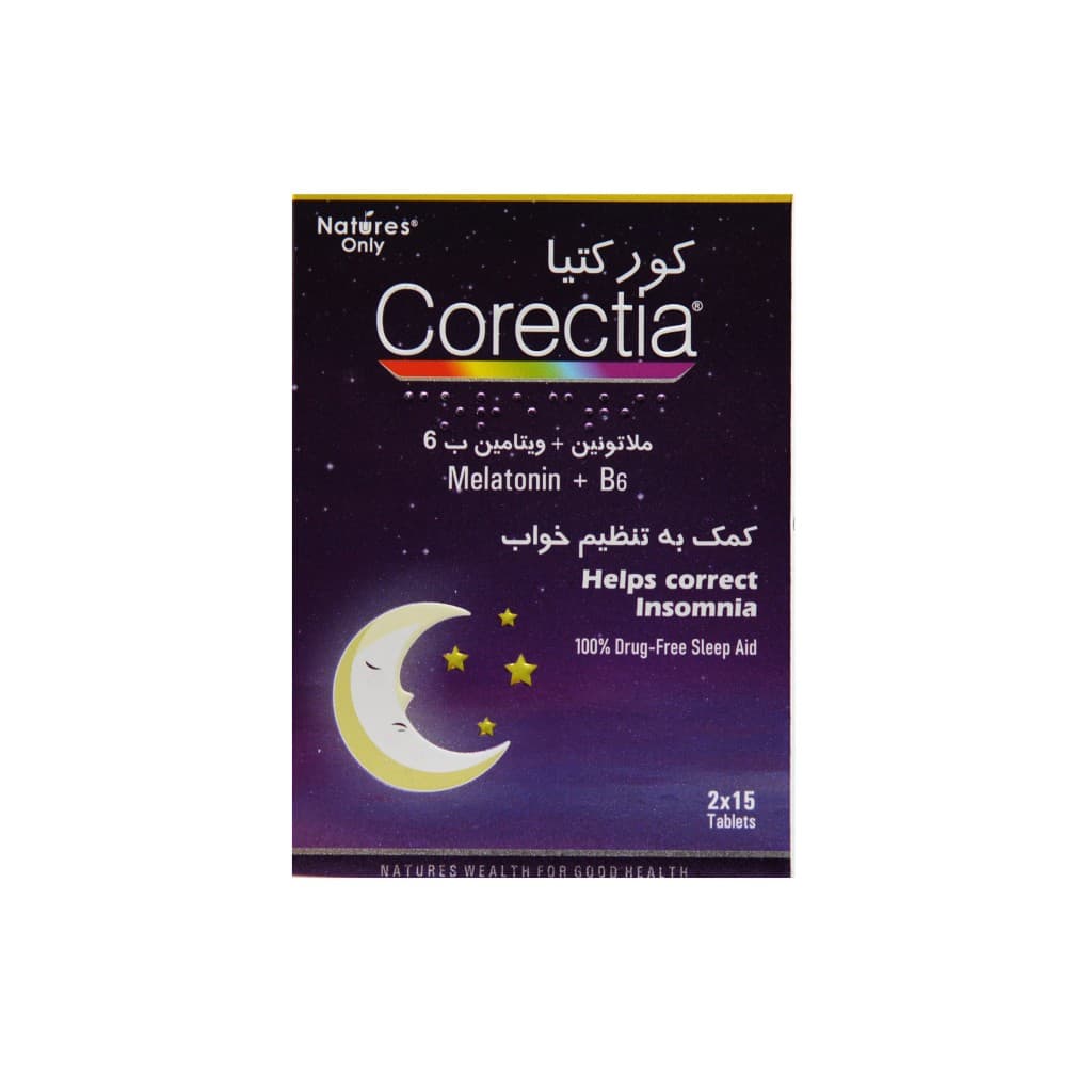 قرص کورکیتا نیچرز اونلی 30 عدد Natures Only Corectia 30 Tablets