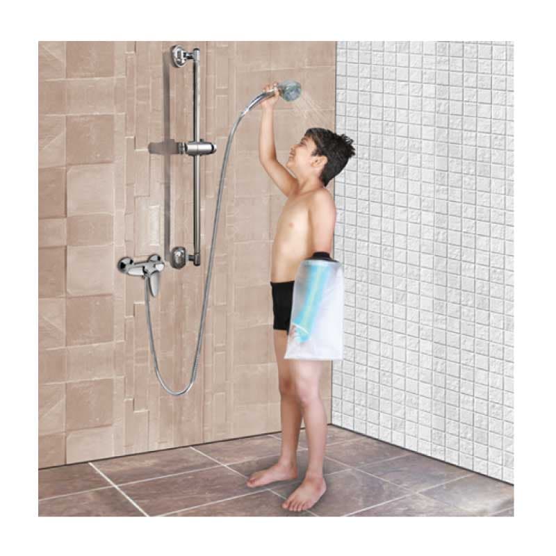 محافظ کوتاه گچ و پانسمان در حمام طب و صنعت کد93100 Tebosanat Waterproof Casts And Dressings Protector