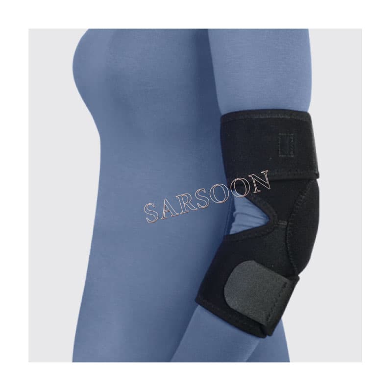 آرنج بند نئوپرن طب و صنعت تک سایز کد 36500 freesize neoprene elbow support anti-allergy