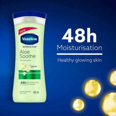 لوسیون بدن آلوئه ورا وازلین مدل Aloe Soothe حجم ۴۰۰ میل — تصویر ۲
