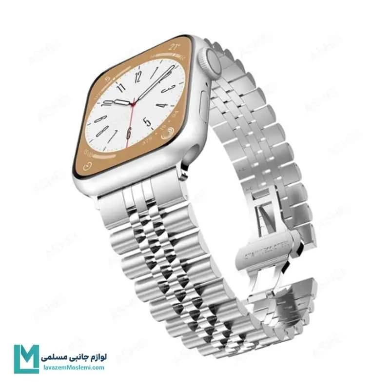 بند اپل واچ رولکس لانگینس 5بید کد W1015 | لوازم جانبی مسلمی — تصویر ۵