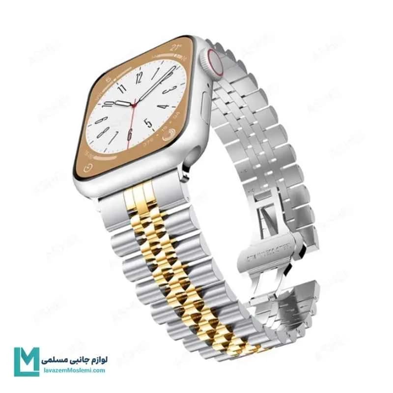 بند اپل واچ رولکس لانگینس 5بید کد W1015 | لوازم جانبی مسلمی — تصویر ۶