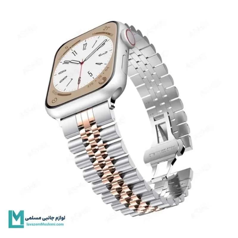 بند اپل واچ رولکس لانگینس 5بید کد W1015 | لوازم جانبی مسلمی — تصویر ۸