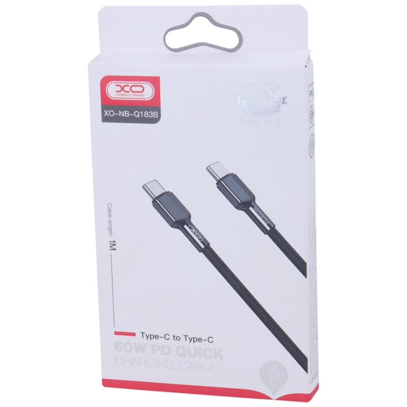 کابل دو سر تایپ سی فست شارژ 60 وات ایکس او XO-NB-Q183B طول 1 متر — تصویر ۵