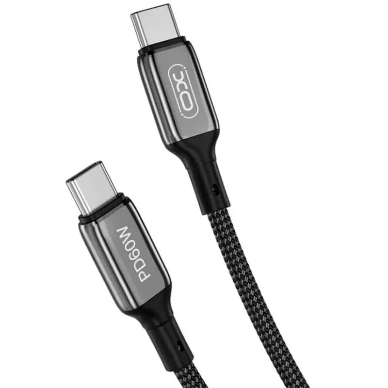 کابل دو سر تایپ سی فست شارژ 60 وات ایکس او XO-NB-Q180B طول 1 متر — تصویر ۳