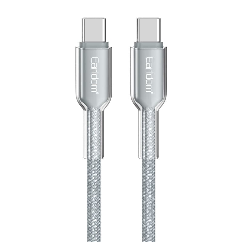 کابل دو سر تایپ سی فست شارژ 60 وات ارلدام EC-205C-C طول 1 متر — تصویر ۴