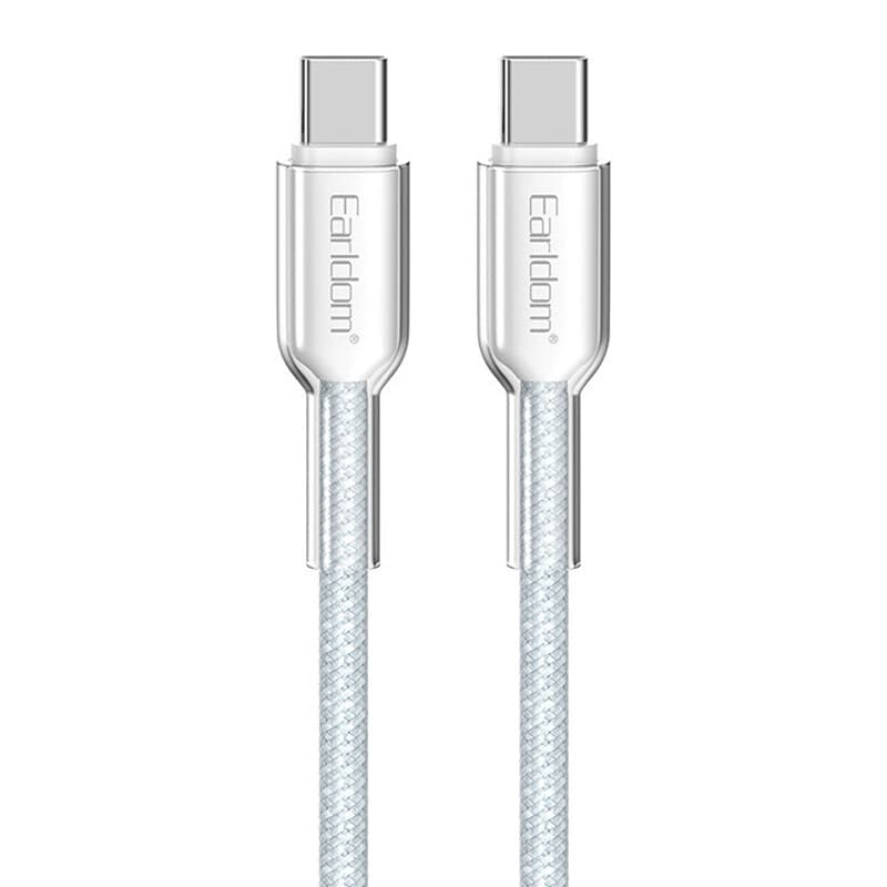 کابل دو سر تایپ سی فست شارژ 60 وات ارلدام EC-205C-C طول 1 متر — تصویر ۳