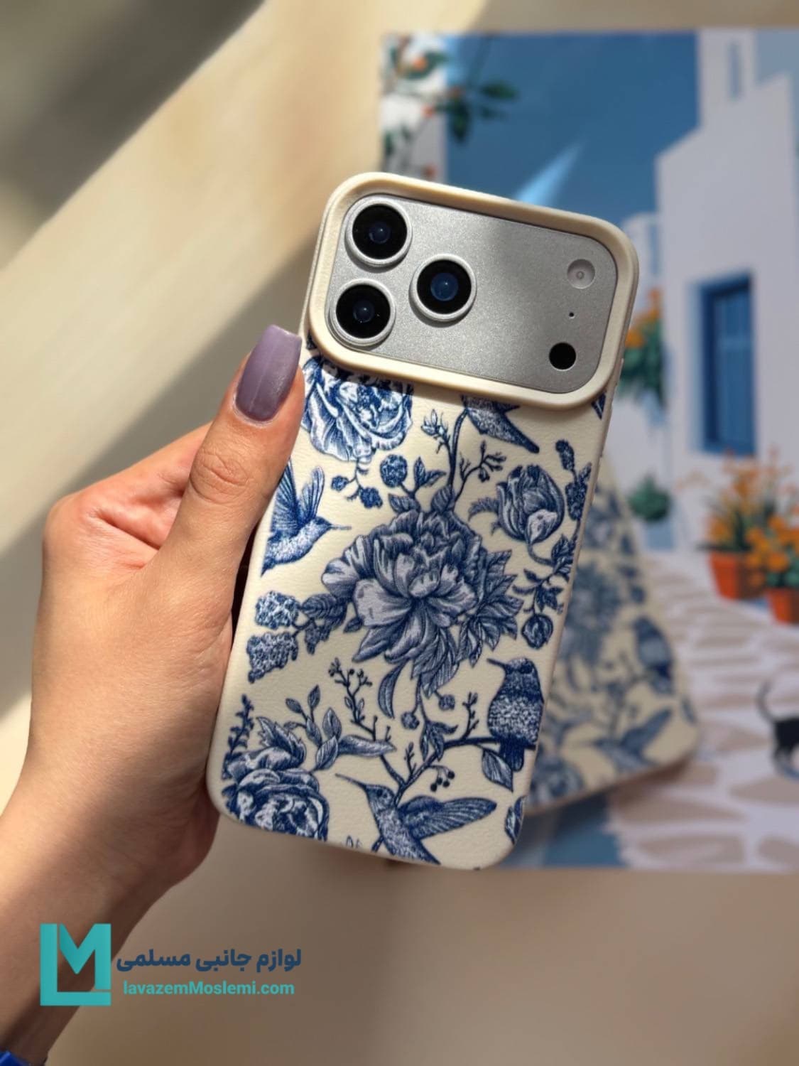 قاب گوشی Blue Blossom کد C3183 | لواز جانبی مسلمی