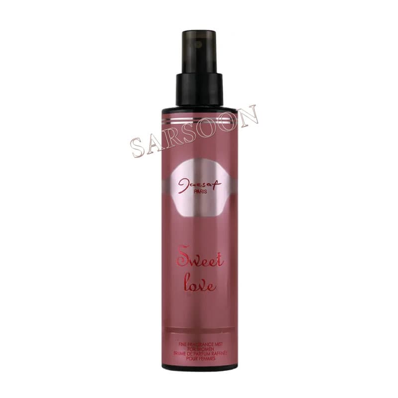 بادی اسپلش سوییت لاو ژک سافJacsaf Sweet Love زنانه-حجم 200میل body splash jacsaf Sweet Love For Women