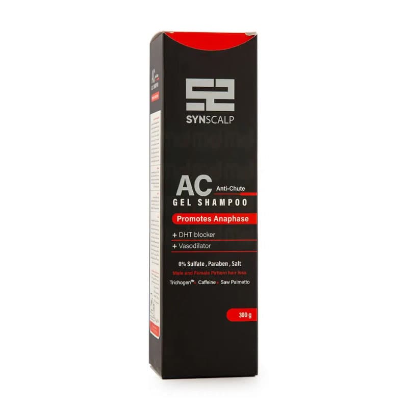 ژل شامپو فاقد سولفات ضد ریزش مو ساین اسکین 300 گرم Syn Skin Synscalp Anti Chute Gel Shampoo 300 g