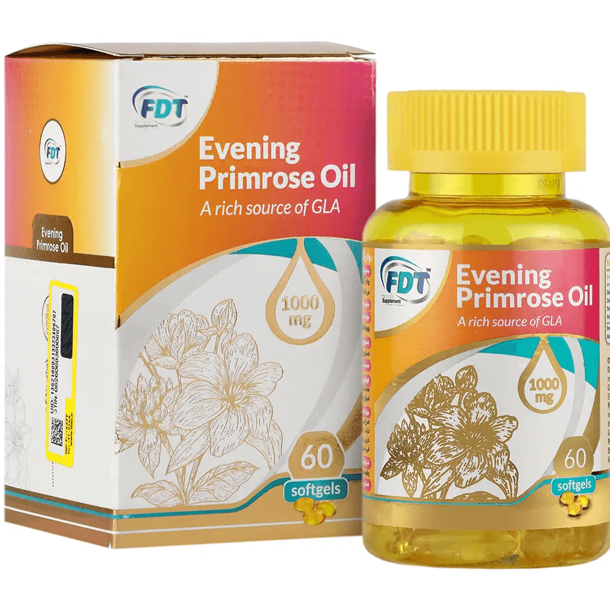کپسول روغن گل مغربی 1000 میلی گرم 60 عددی Evening Primrose Oil 1000 ml