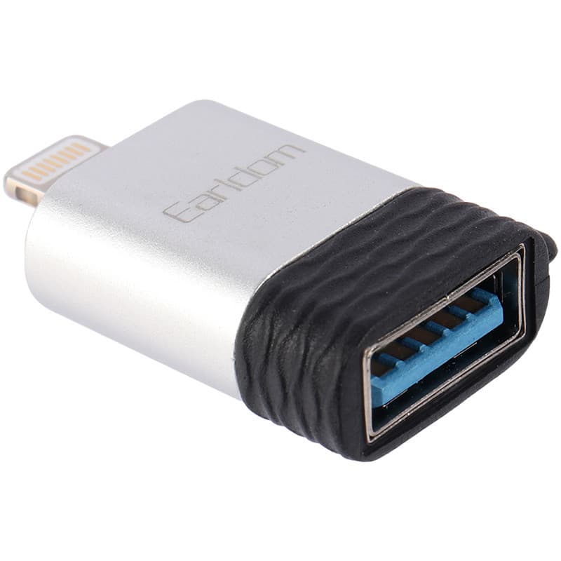 تبدیل USB OTG به لایتنینگ ارلدام ET-OT65 — تصویر ۳