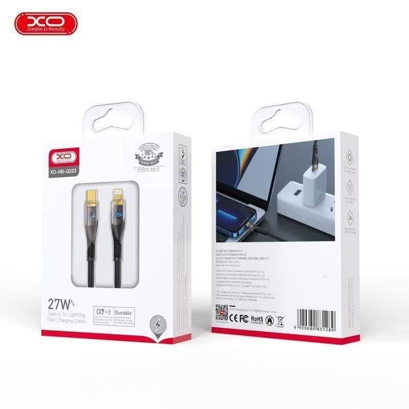 کابل تایپ سی به لایتنینگ فست شارژ 27 وات ایکس او XO-NB-Q223A طول 1 متر — تصویر ۵