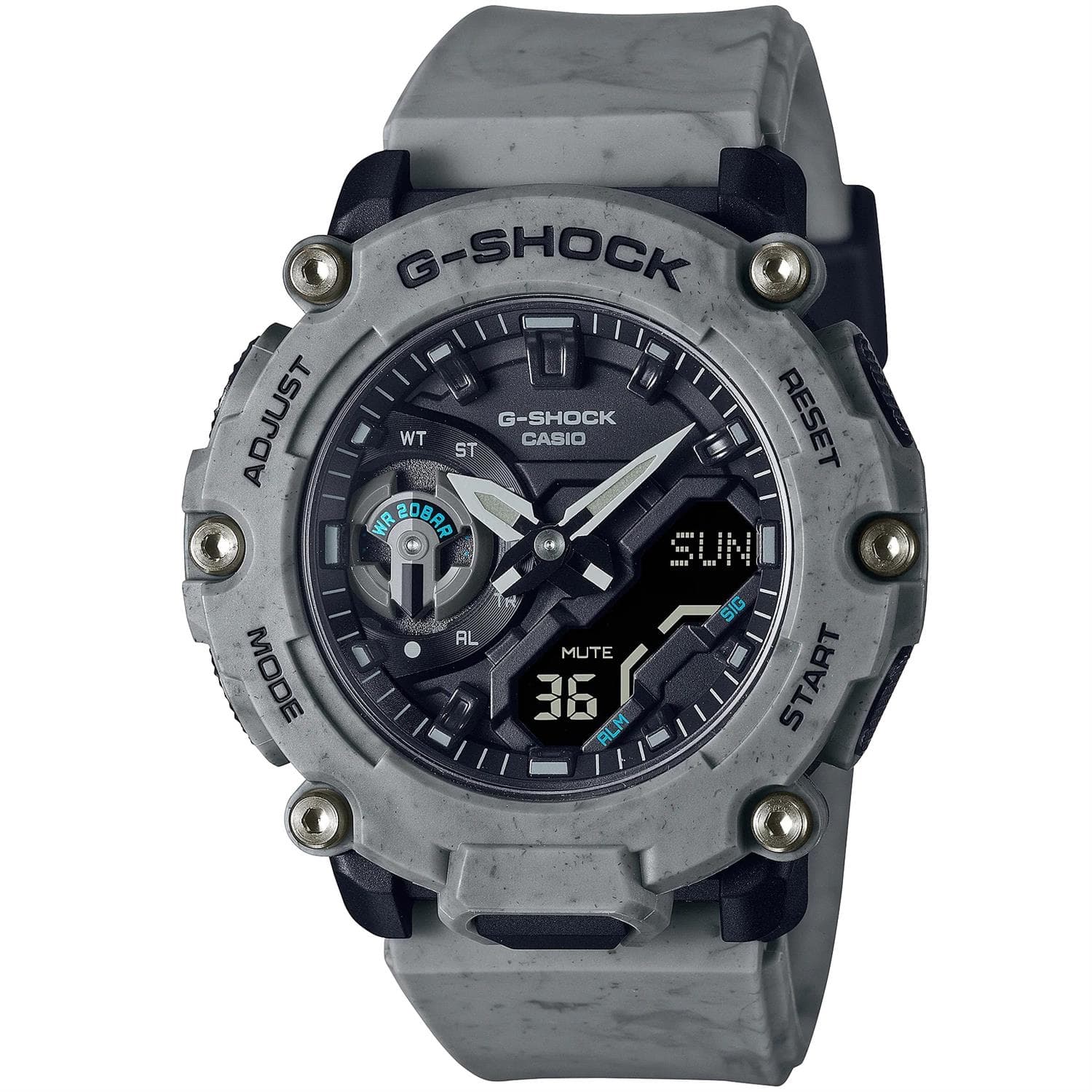 ساعت مچی مردانه کاسیو جی شاک اصل مدل GA-2200SL-8ADR — تصویر ۲
