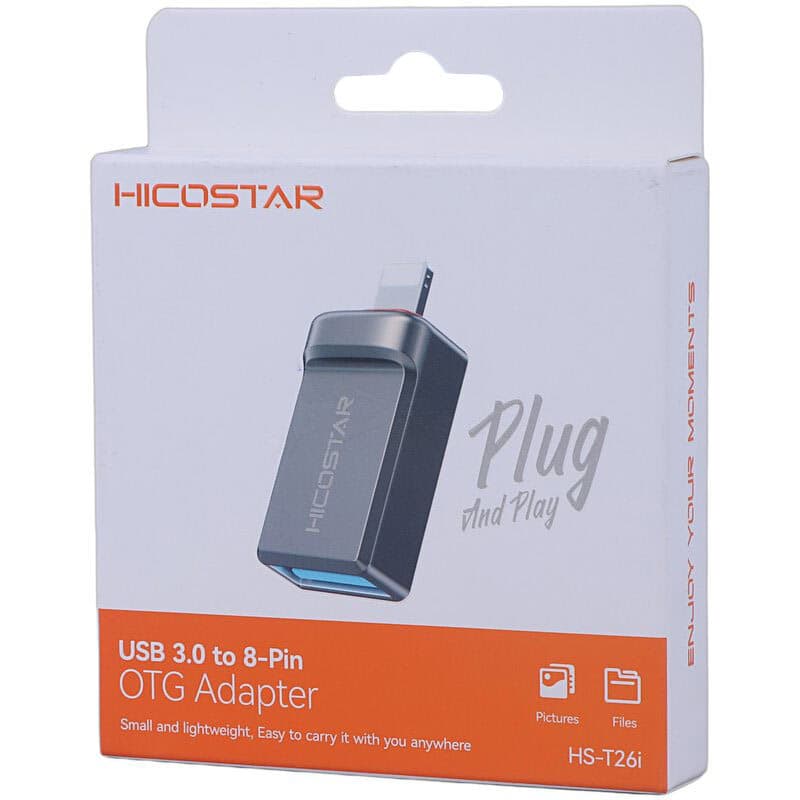 تبدیل USB OTG به لایتنینگ هایکو استار HS-T26i — تصویر ۳