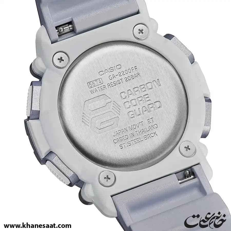 ساعت مچی مردانه کاسیو جی شاک اصل مدل GA-2200FF-8ADR — تصویر ۹
