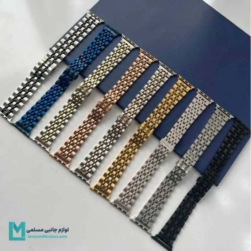 بند اپل واچ رولکس 7بید کد W1011 | لوازم جانبی مسلمی