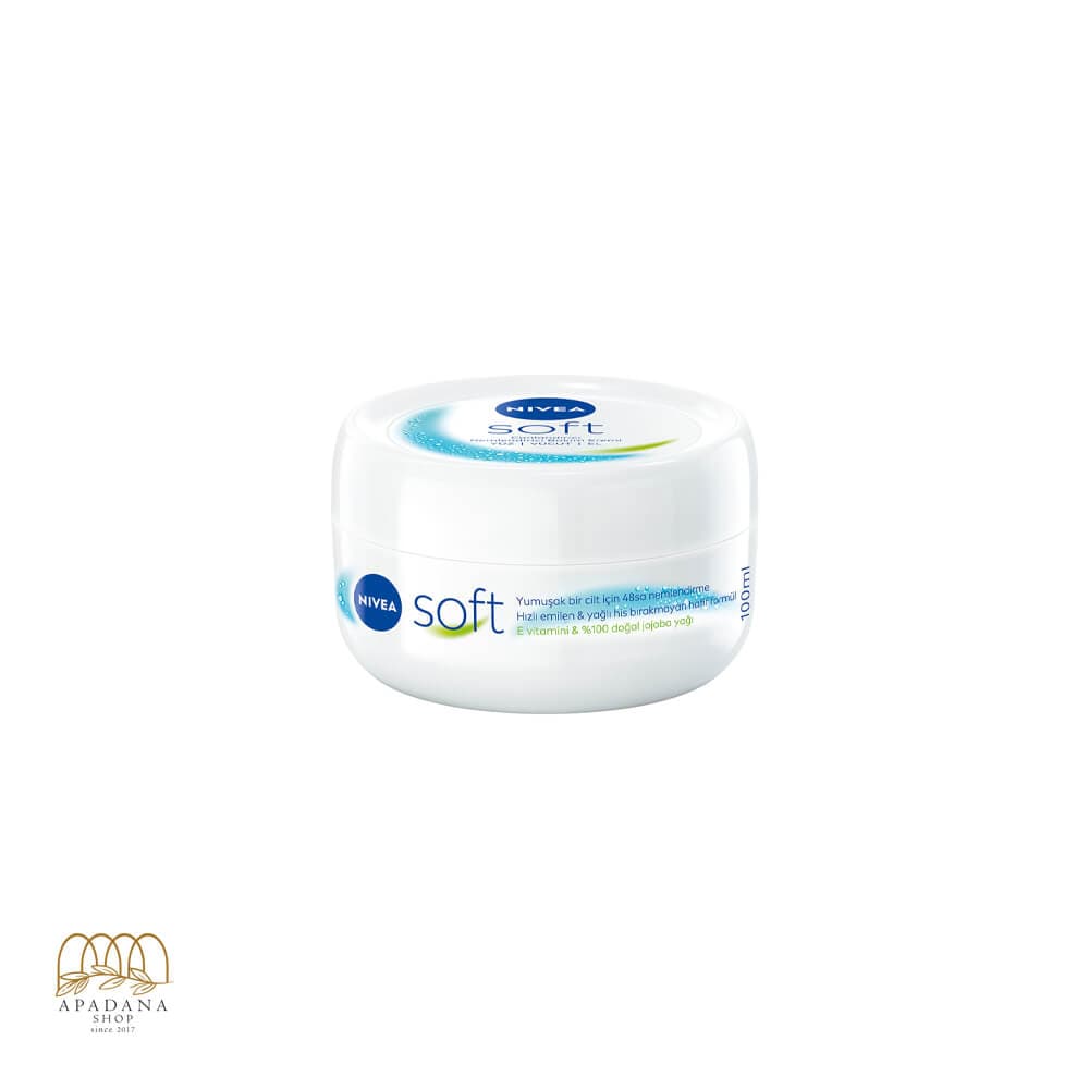 کرم مرطوب کننده دست، صورت و بدن نیوآ مدل Soft (سافت) حجم 100 میل