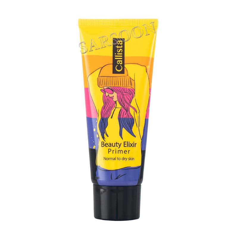 پرایمر بیوتی الکسیر کالیستا مناسب پوست نرمال تا خشک 35 میلی لیتر Callista Primer Beauty Elixir For Normal To Dry Skin 35 ml