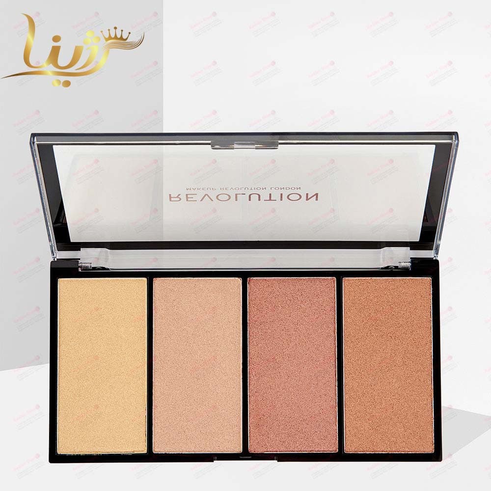 پالت هایلایتر رولوشن مدل Lustre Lights Heatwave — تصویر ۲