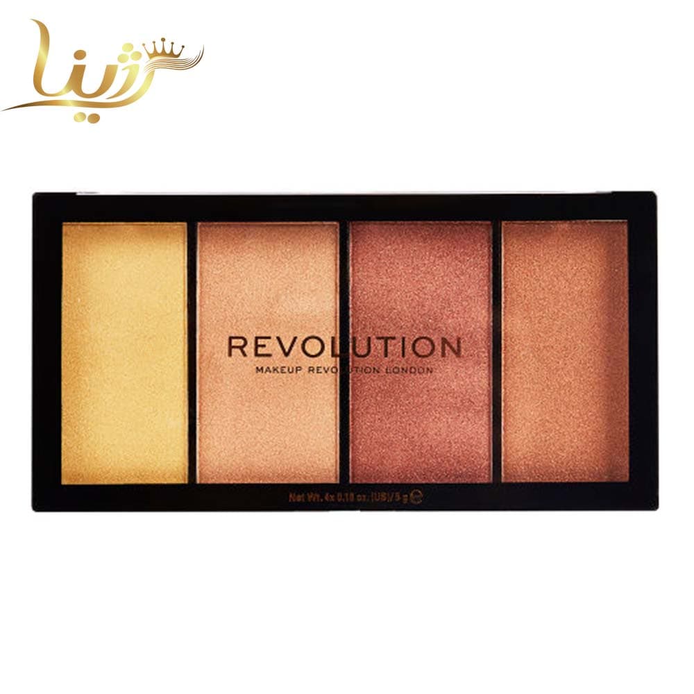 پالت هایلایتر رولوشن مدل Lustre Lights Heatwave
