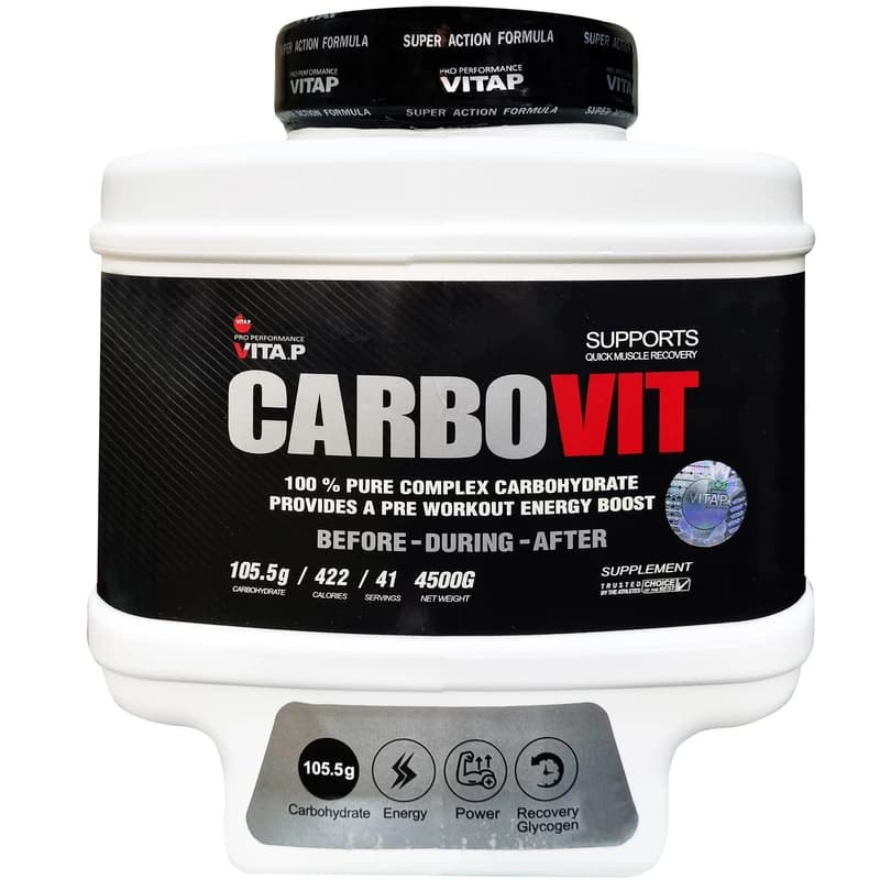 پودر کربو ویت 4500 گرمی ویتاپی پرتقالی Vitap Carbo Vit