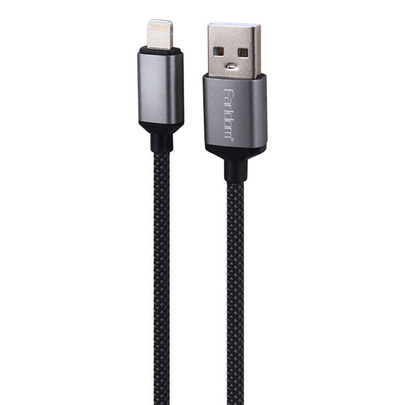 کابل لایتنینگ فست شارژ 3 آمپر ارلدام EC-200L طول 2 متر — تصویر ۳