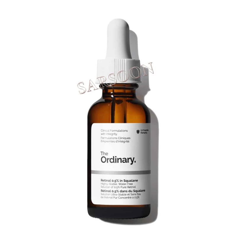 سرم رتینول 0.5% اوردینری ضد چروک پوست 30 میلی لیتر The Ordinary Retinol 0.5% in Squalane