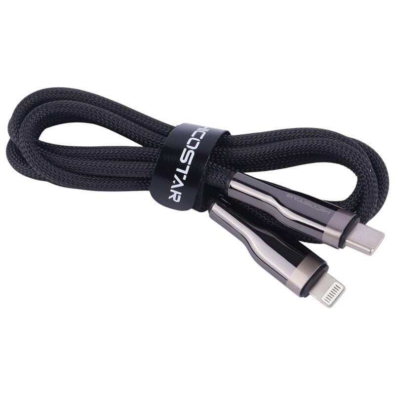 کابل تایپ سی به لایتنینگ فست شارژ 30 وات هایکو استار HS-106C-L طول 1 متر — تصویر ۴