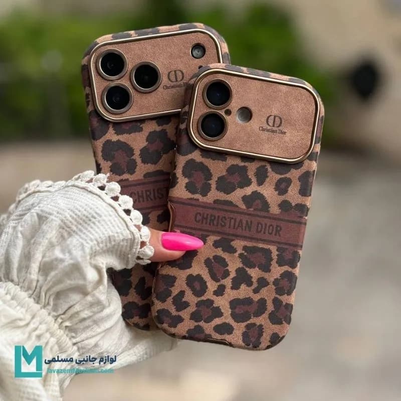 قاب گوشی Dior Leopard Golden کدC3156 | لوازم جانبی مسلمی