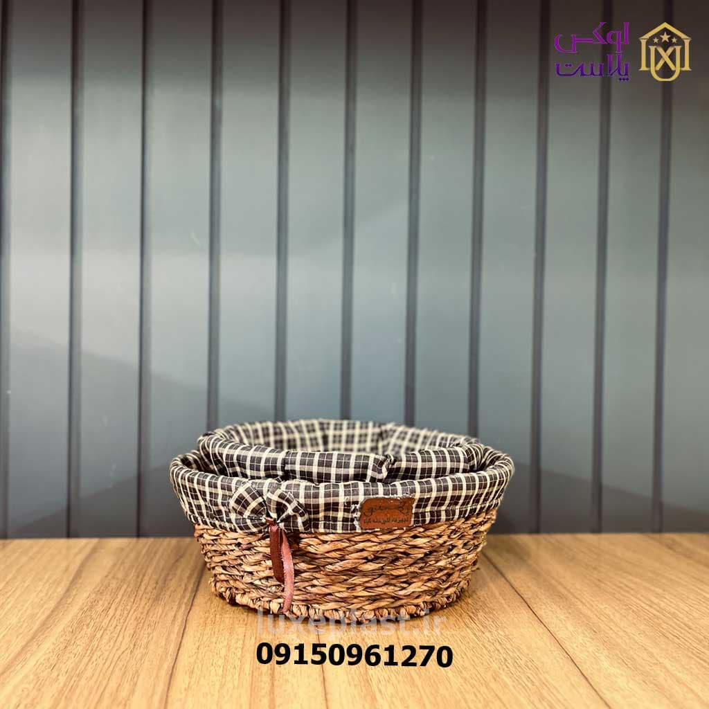 سبد گرد حصیری گیتا در 2 سایز کد 9714