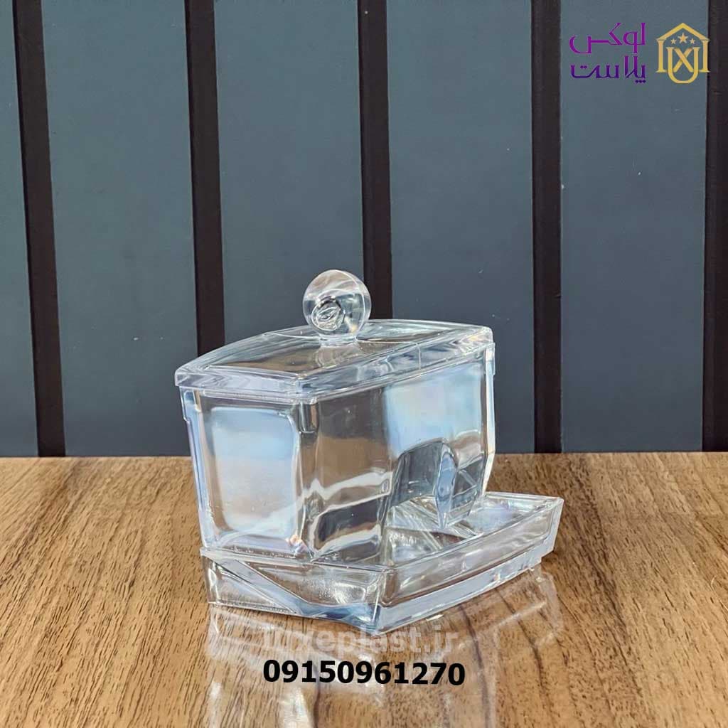 استند گوش پاک کن اکریلیک مدل مستطیل