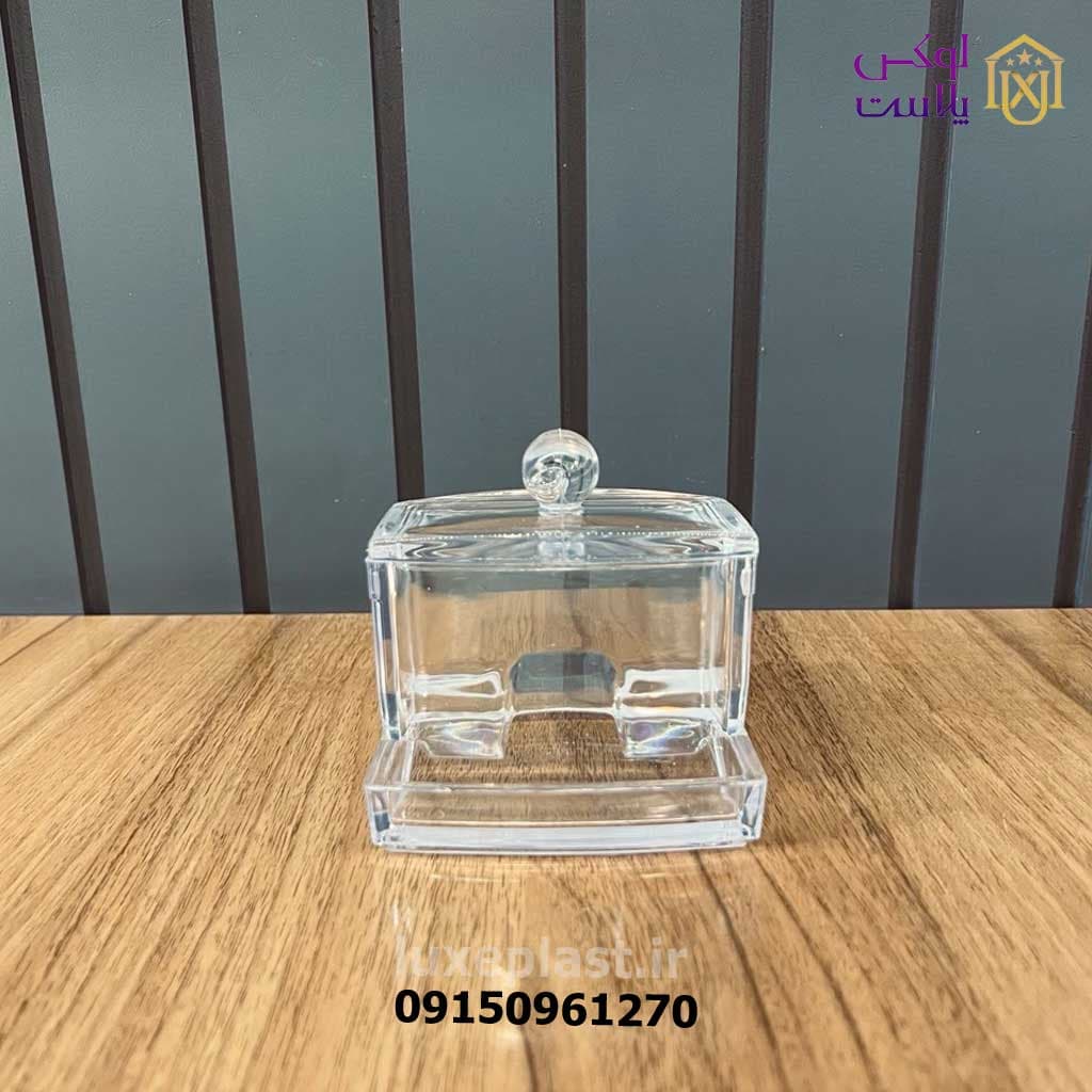 استند گوش پاک کن اکریلیک مدل مستطیل — تصویر ۴