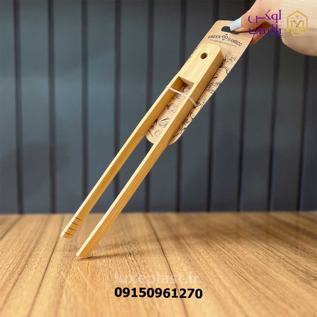 انبر سالاد چوبی گرین بامبو 8925