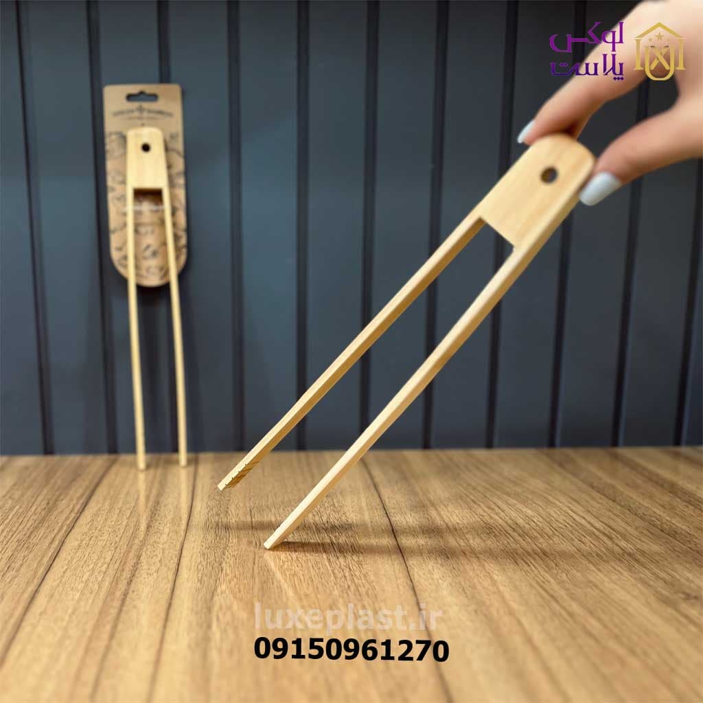 انبر سالاد چوبی گرین بامبو 8925 — تصویر ۲