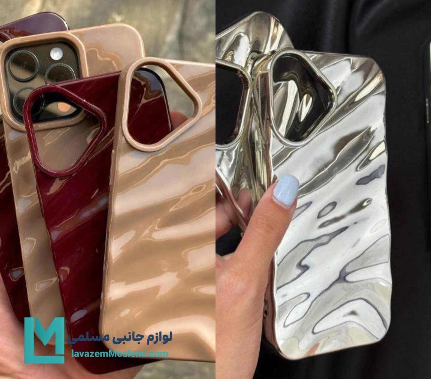 قاب گوشی Wave chrome & cherry & espresso کد C3153 | لوازم جانبی مسلمی — تصویر ۲