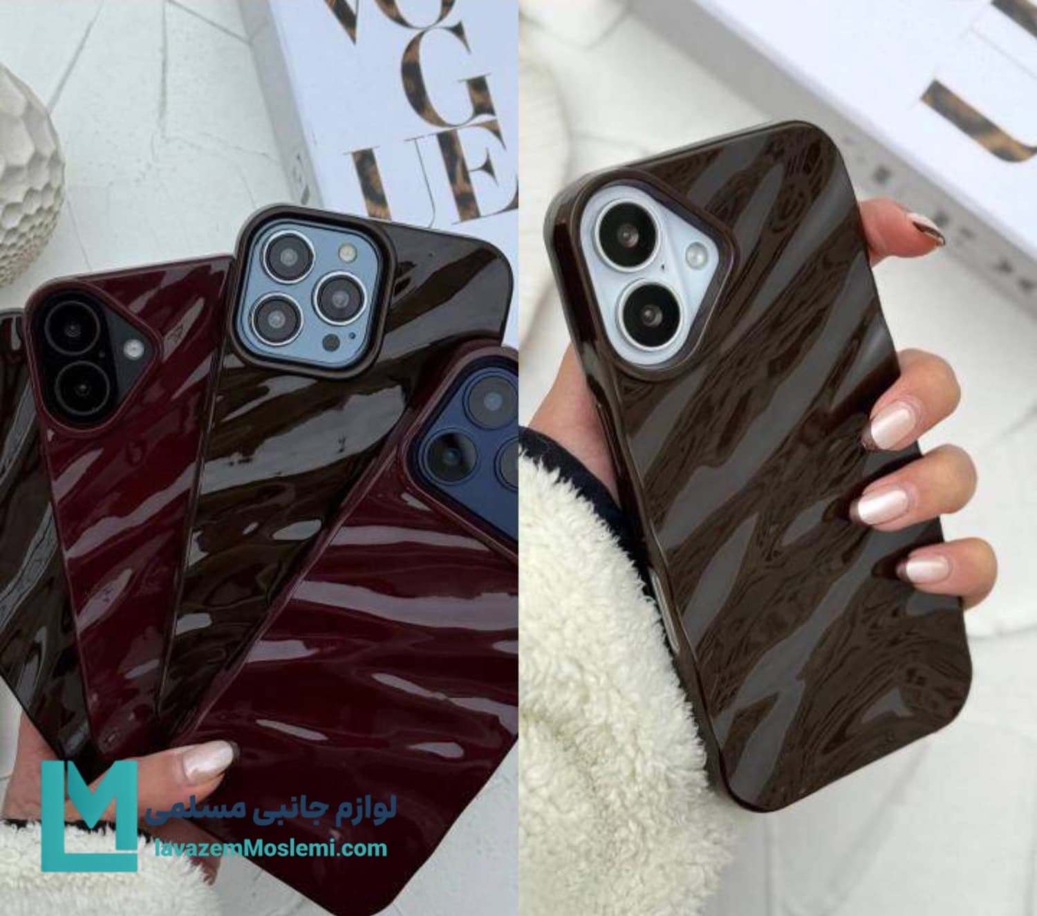 قاب گوشی Wave chrome & cherry & espresso کد C3153 | لوازم جانبی مسلمی
