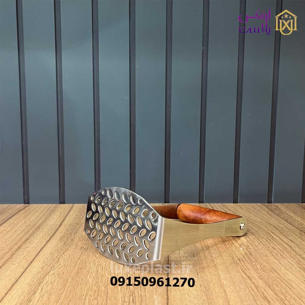 پوره کن استیل شنگیا در 2 مدل دسته چوبی و استیل — تصویر ۲