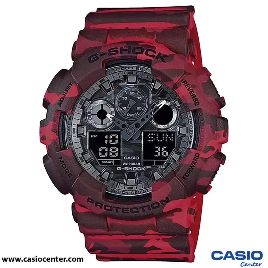 ساعت مچی مردانه کاسیو جی شاک اصل مدل GA-100CM-4A