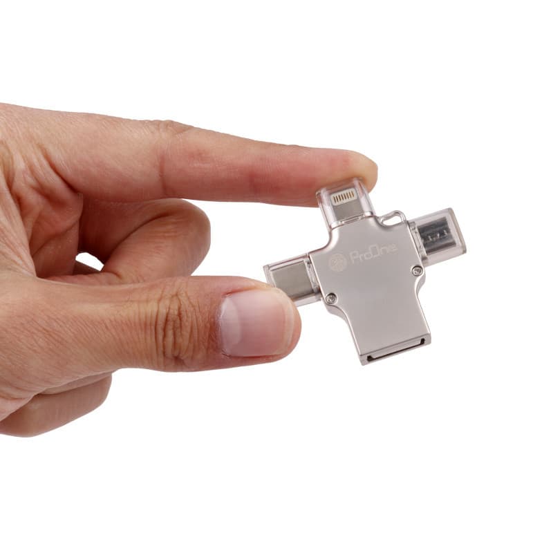 تبدیل ProOne PCO04 OTG USB To MicroUSB / Lightning / Type-C — تصویر ۵